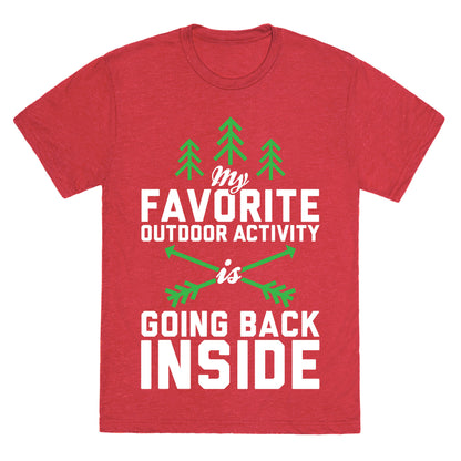 Outdoor Activity Unisex Triblend Tee
