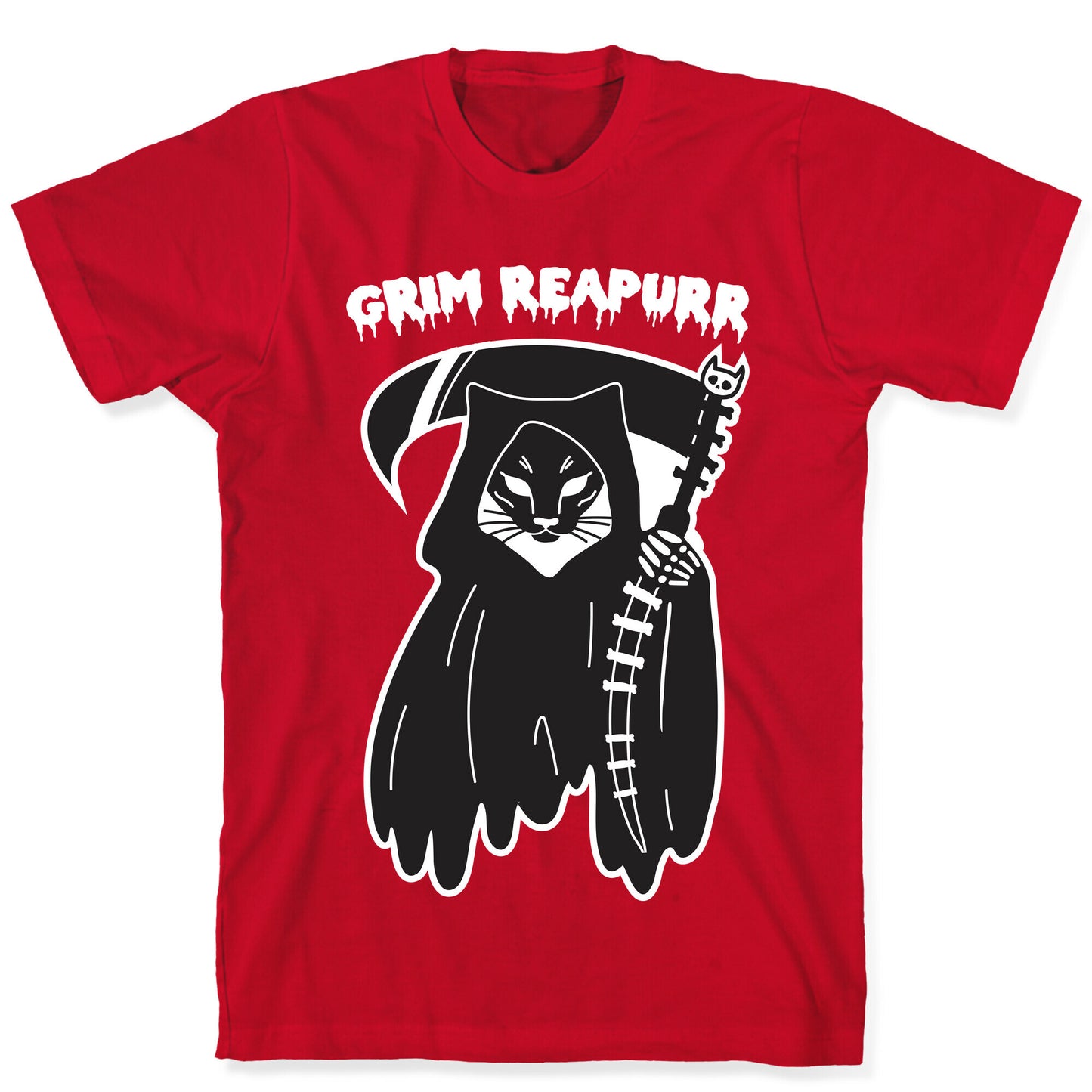 Grim Reapurr Cat T-Shirt