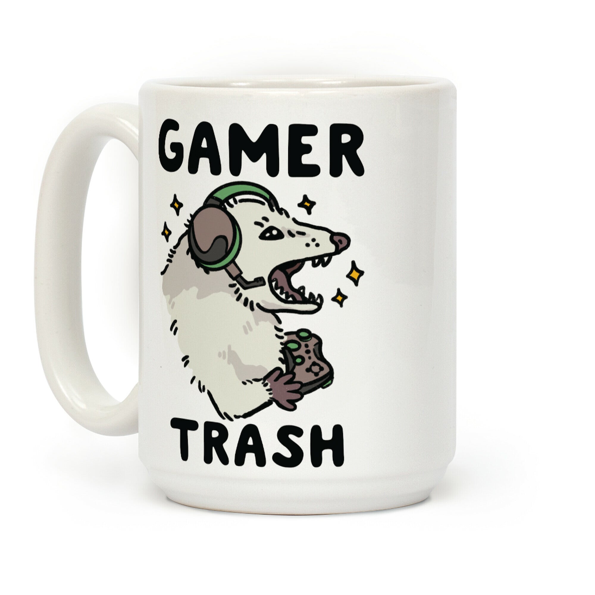 Gamer Trash Opossum Coffee Mug