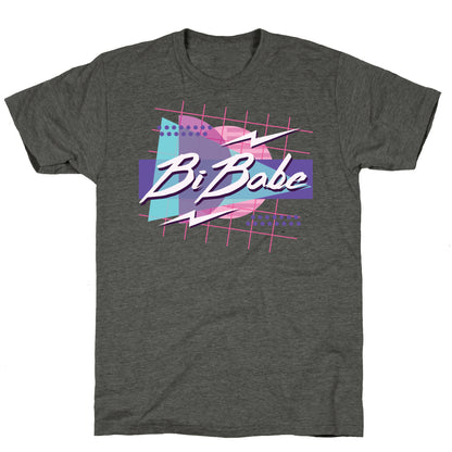 Bi Babe 80s Retro  Unisex Triblend Tee