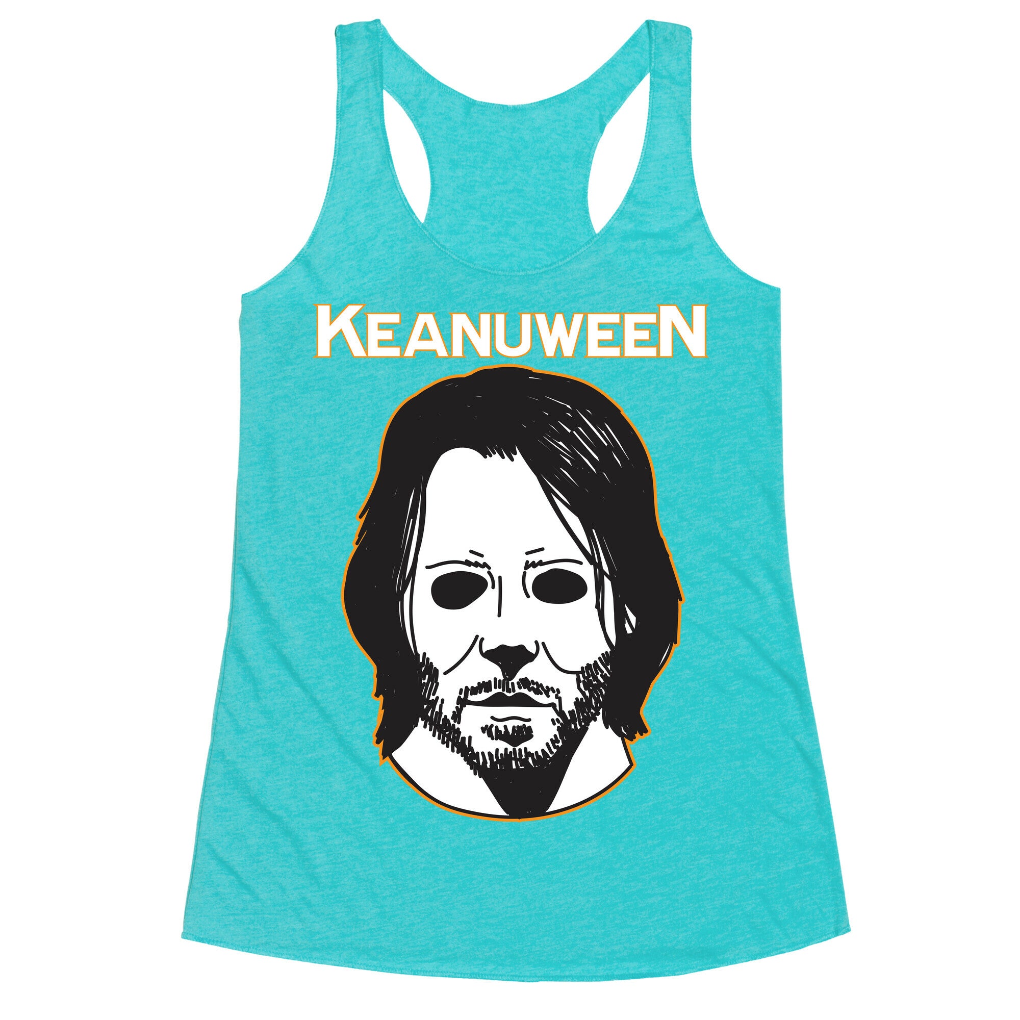 Keanuween - Keanu Halloween Racerback Tank
