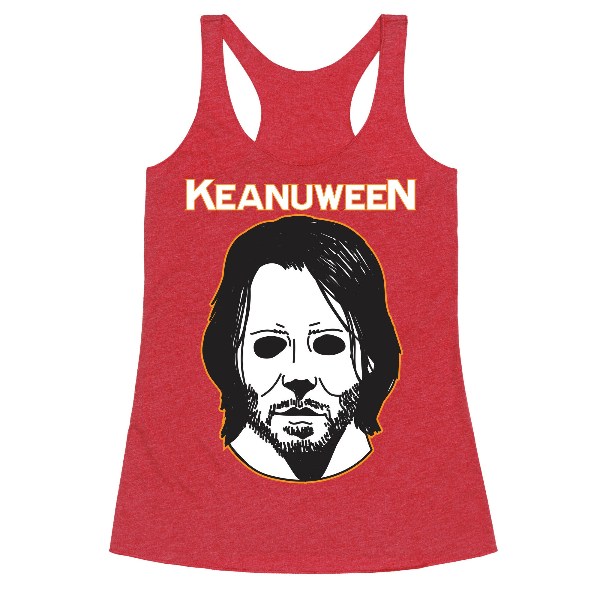 Keanuween - Keanu Halloween Racerback Tank