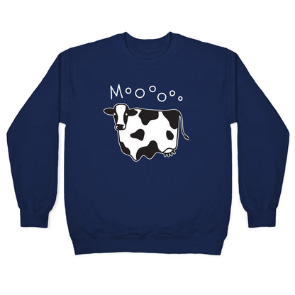 Moo Ghost Cow Crewneck Sweatshirt