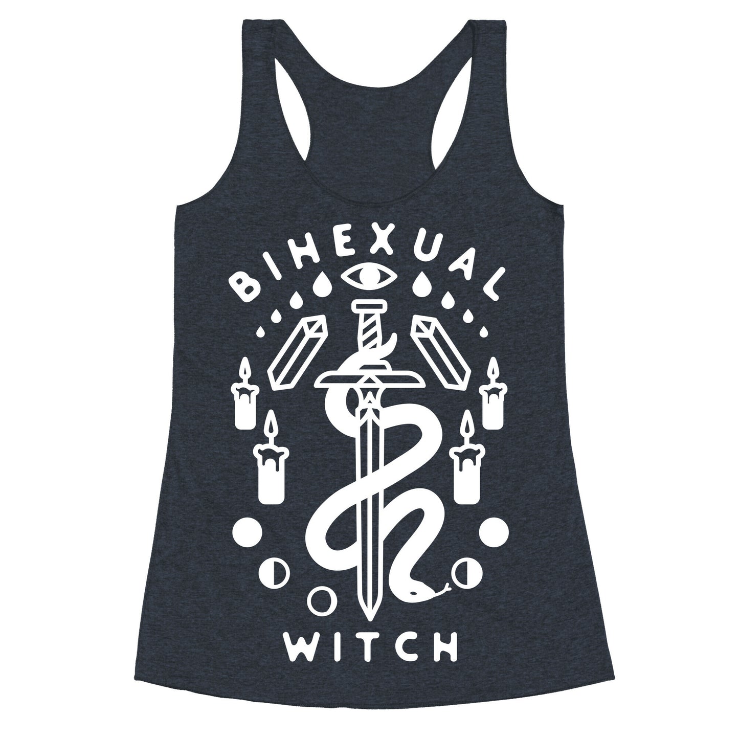 Bihexual Witch Racerback Tank