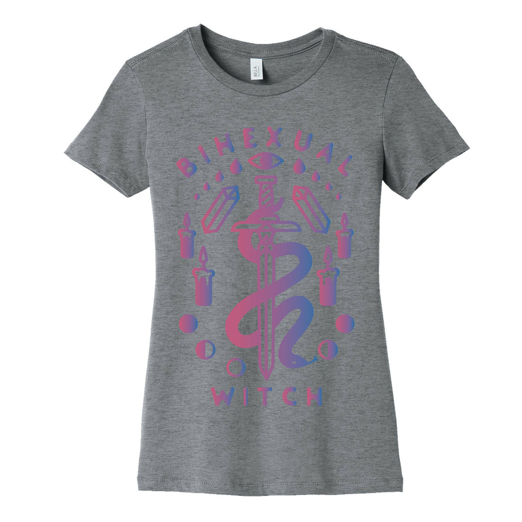 Bihexual Witch Bisexual Pride Colors Women's Cotton Tee