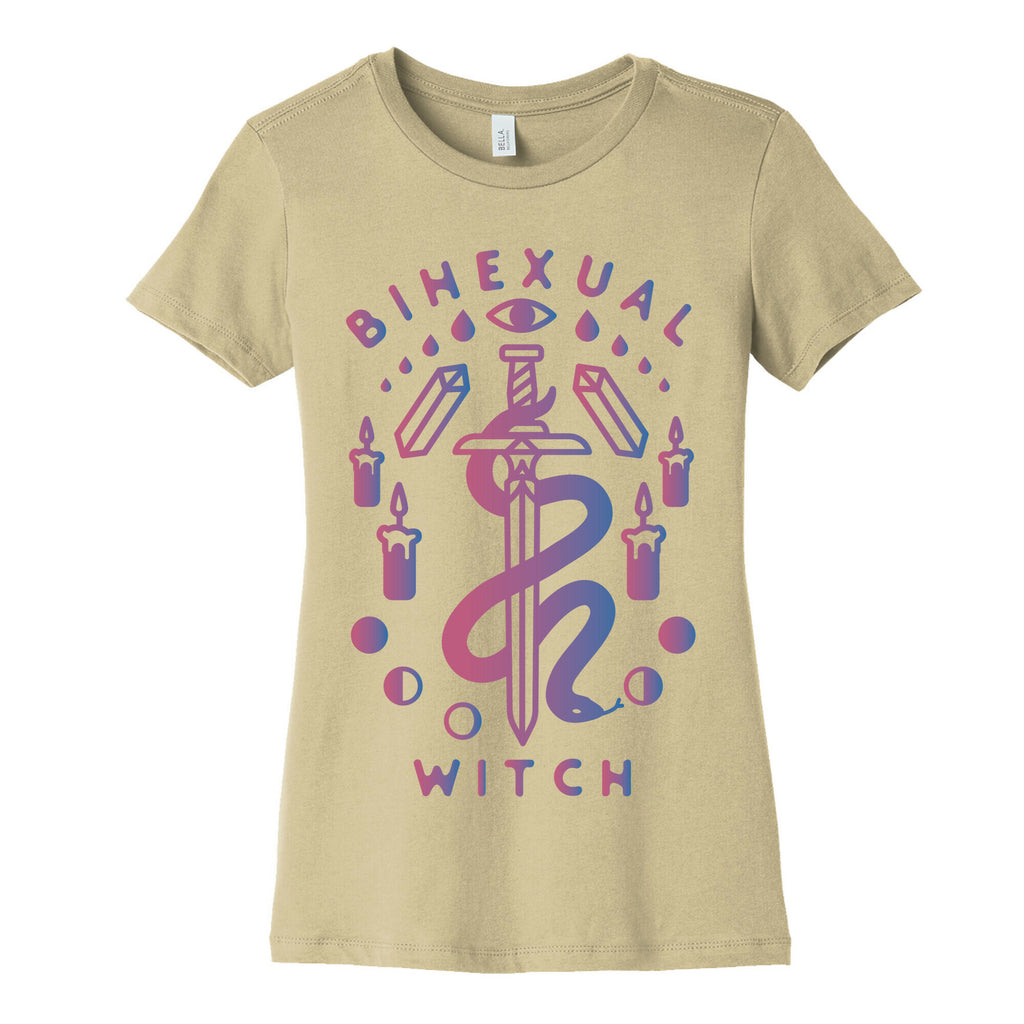 Bihexual Witch Bisexual Pride Colors Women's Cotton Tee