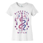 Bihexual Witch Bisexual Pride Colors Women's Cotton Tee