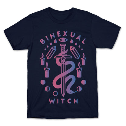 Bihexual Witch Bisexual Pride Colors T-Shirt