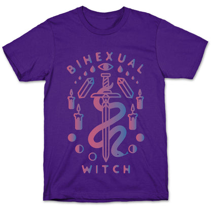 Bihexual Witch Bisexual Pride Colors T-Shirt