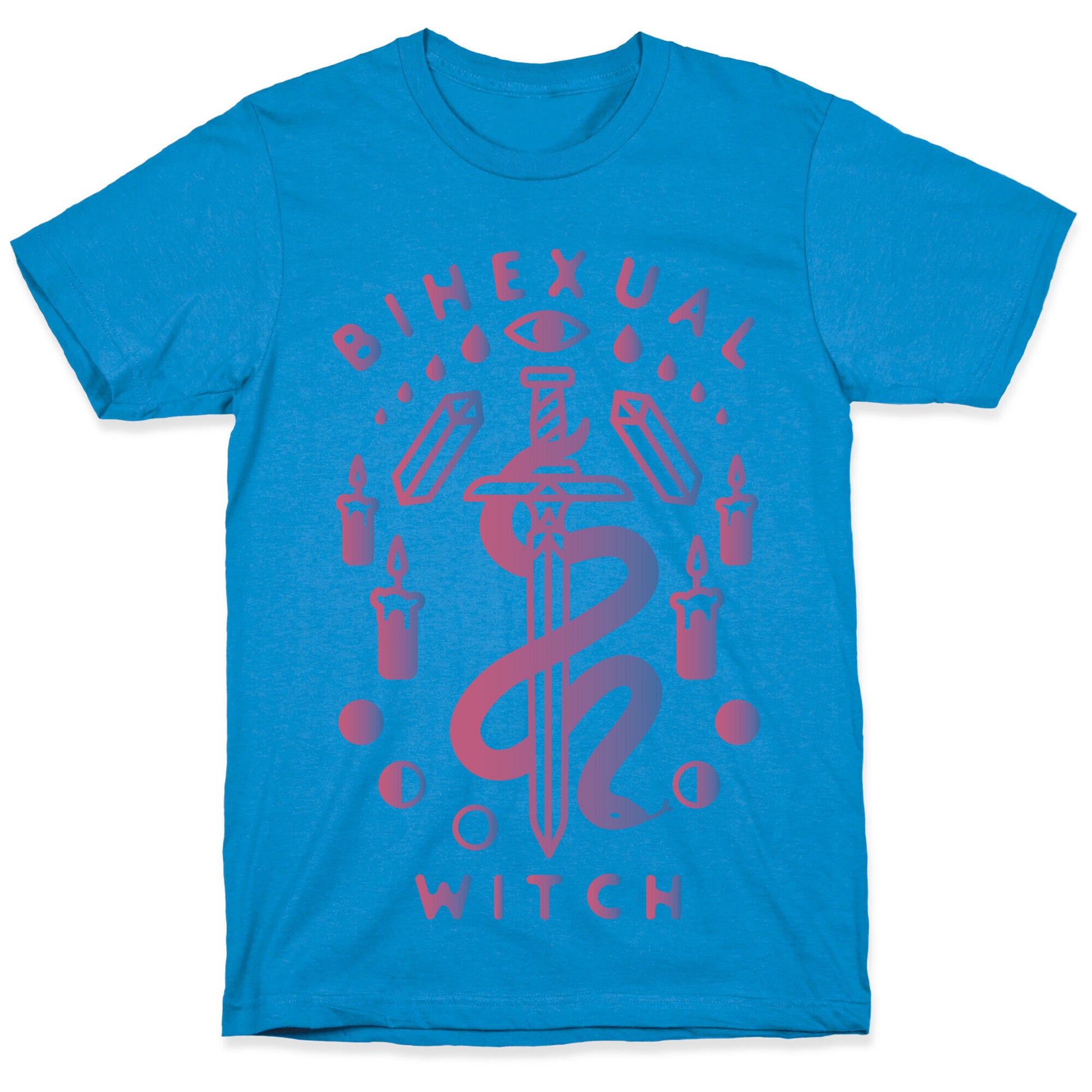 Bihexual Witch Bisexual Pride Colors T-Shirt