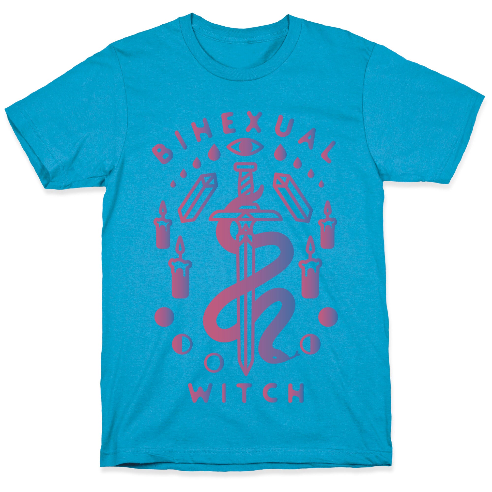 Bihexual Witch Bisexual Pride Colors Unisex Triblend Tee