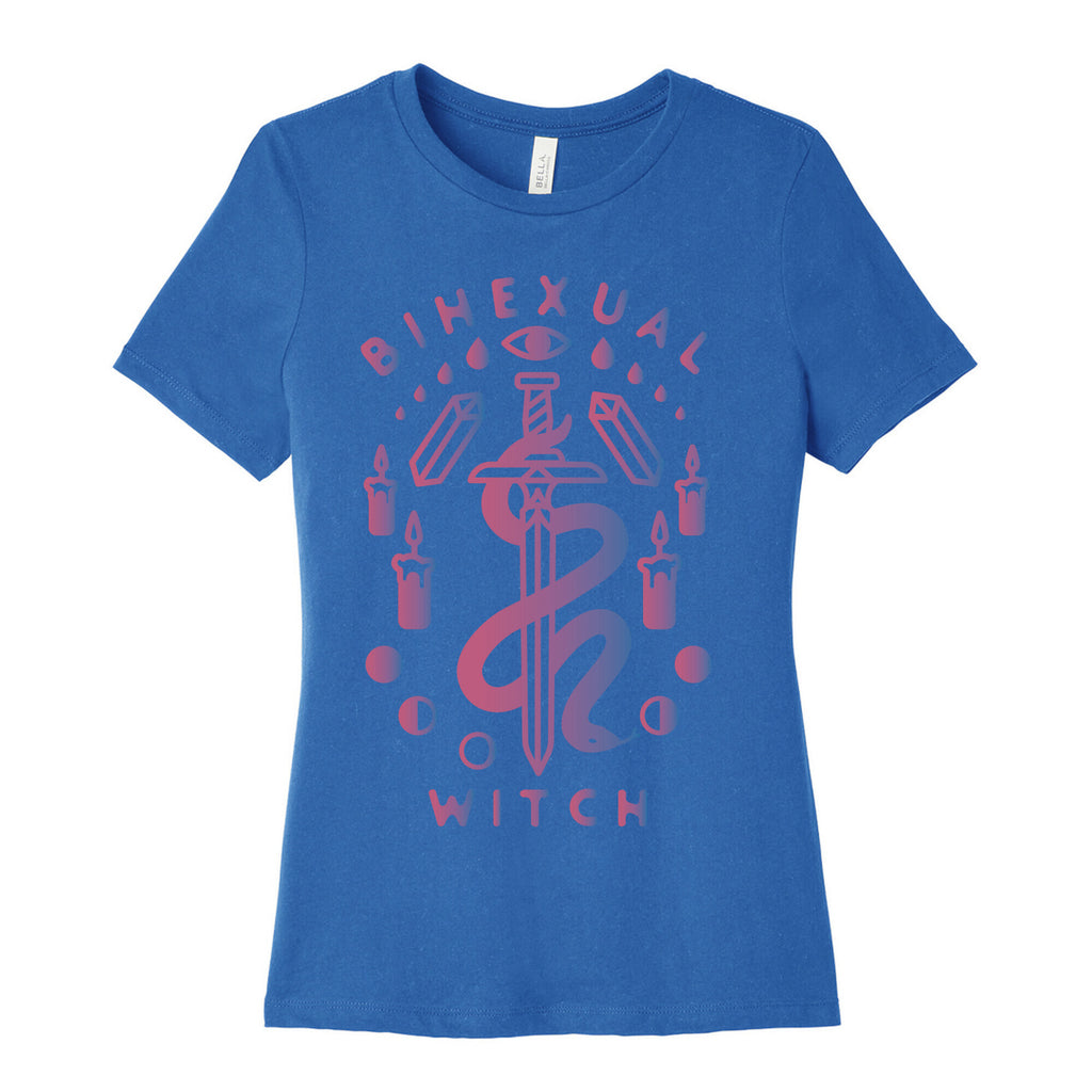Bihexual Witch Bisexual Pride Colors Women's Cotton Tee