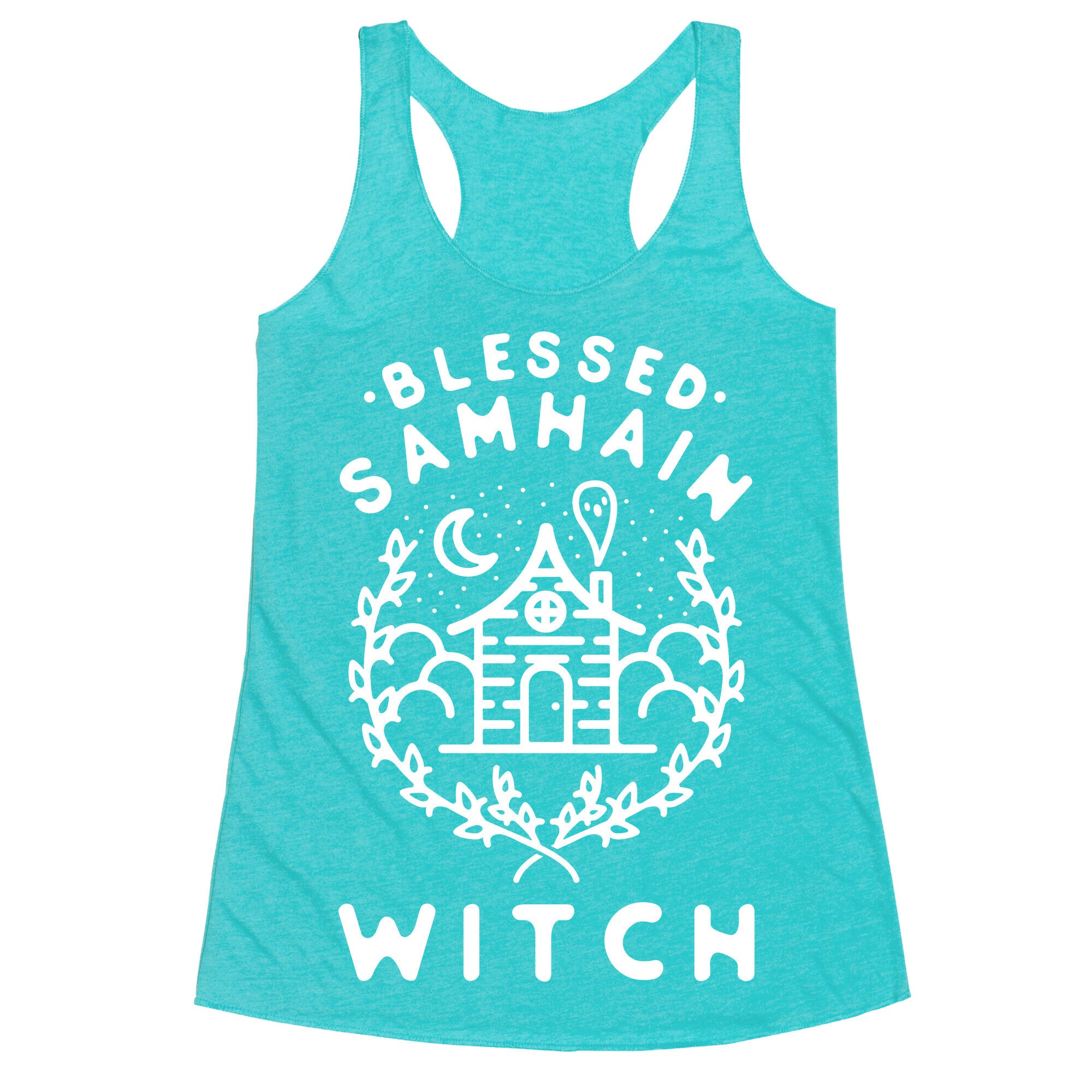Blessed Samhain Witches Racerback Tank