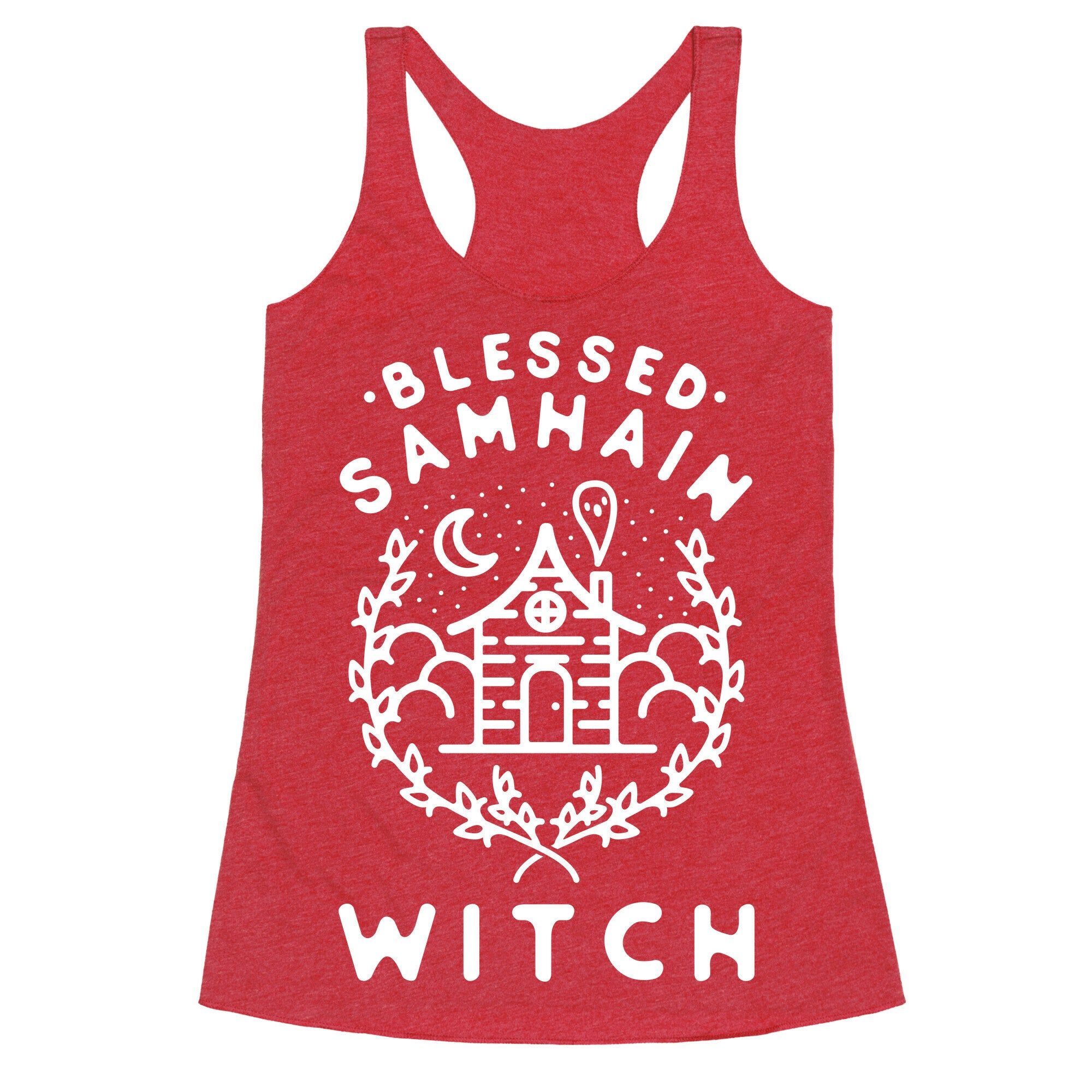 Blessed Samhain Witches Racerback Tank