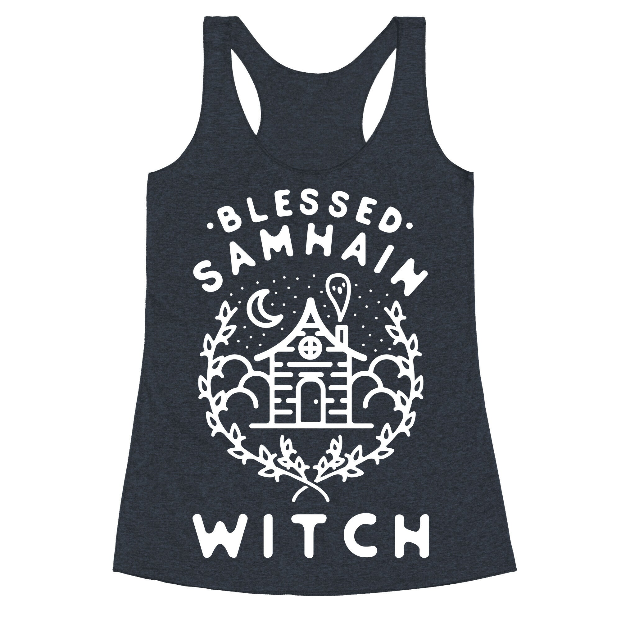 Blessed Samhain Witches Racerback Tank