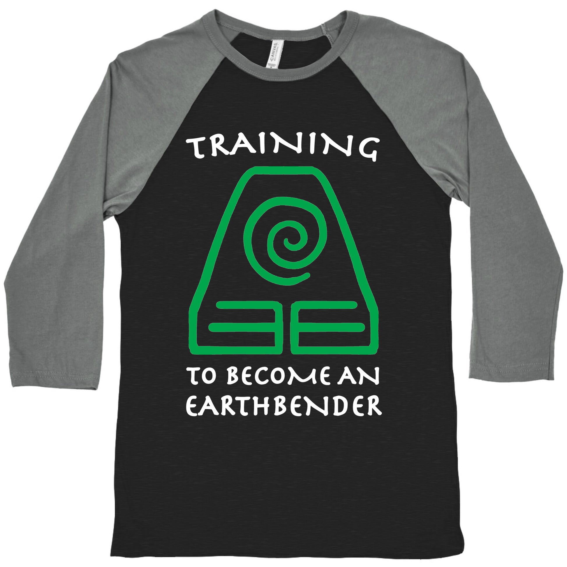Training to Become An Earthbender Baseball Tee
