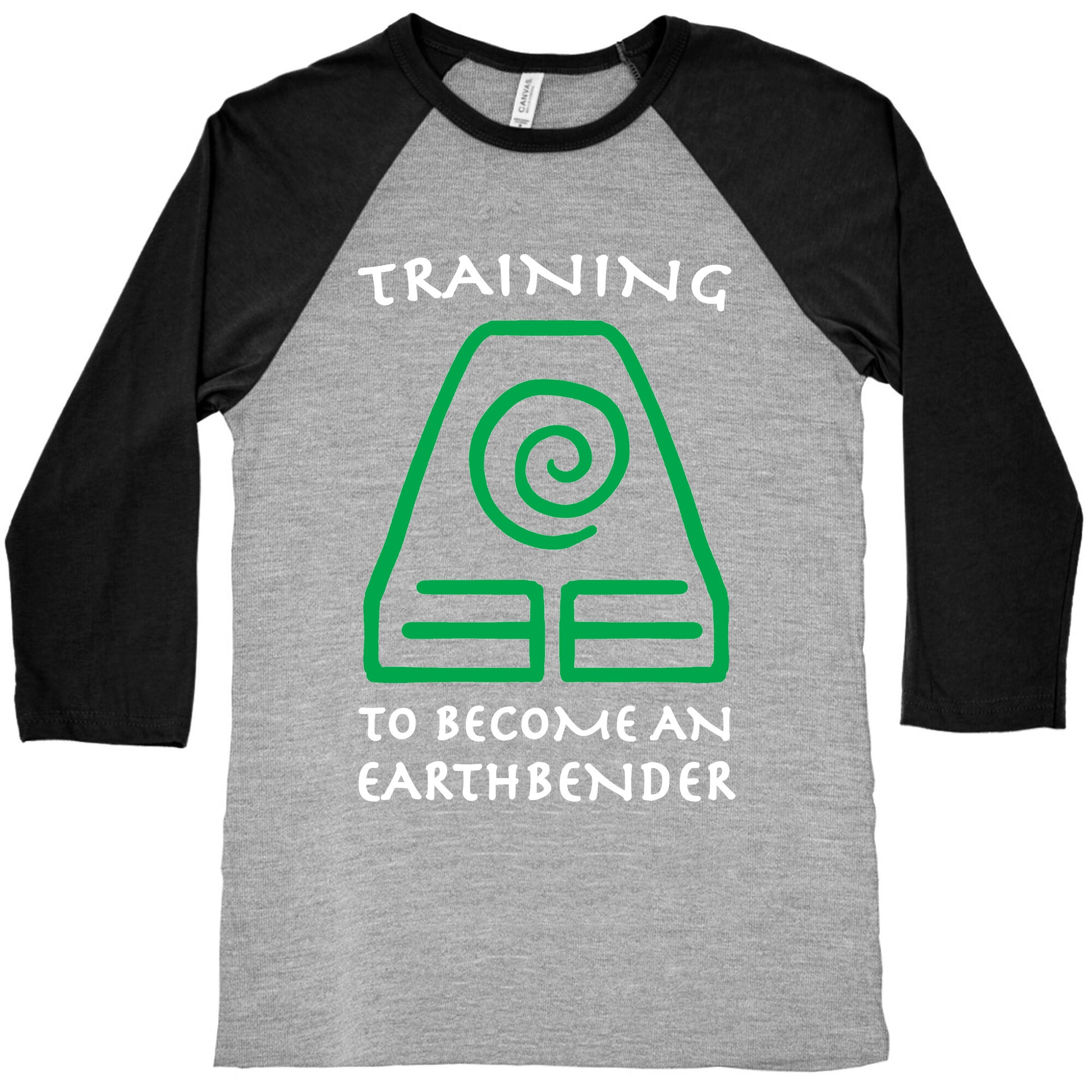 Training to Become An Earthbender Baseball Tee