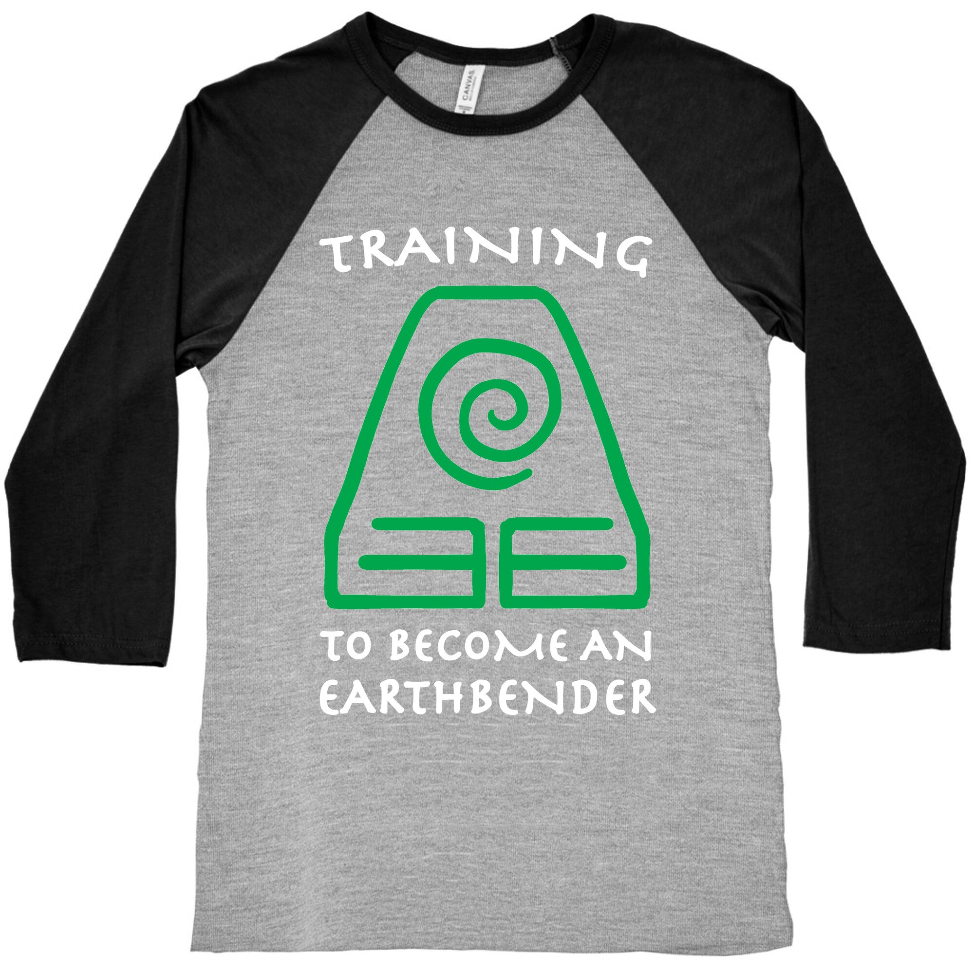 Training to Become An Earthbender Baseball Tee