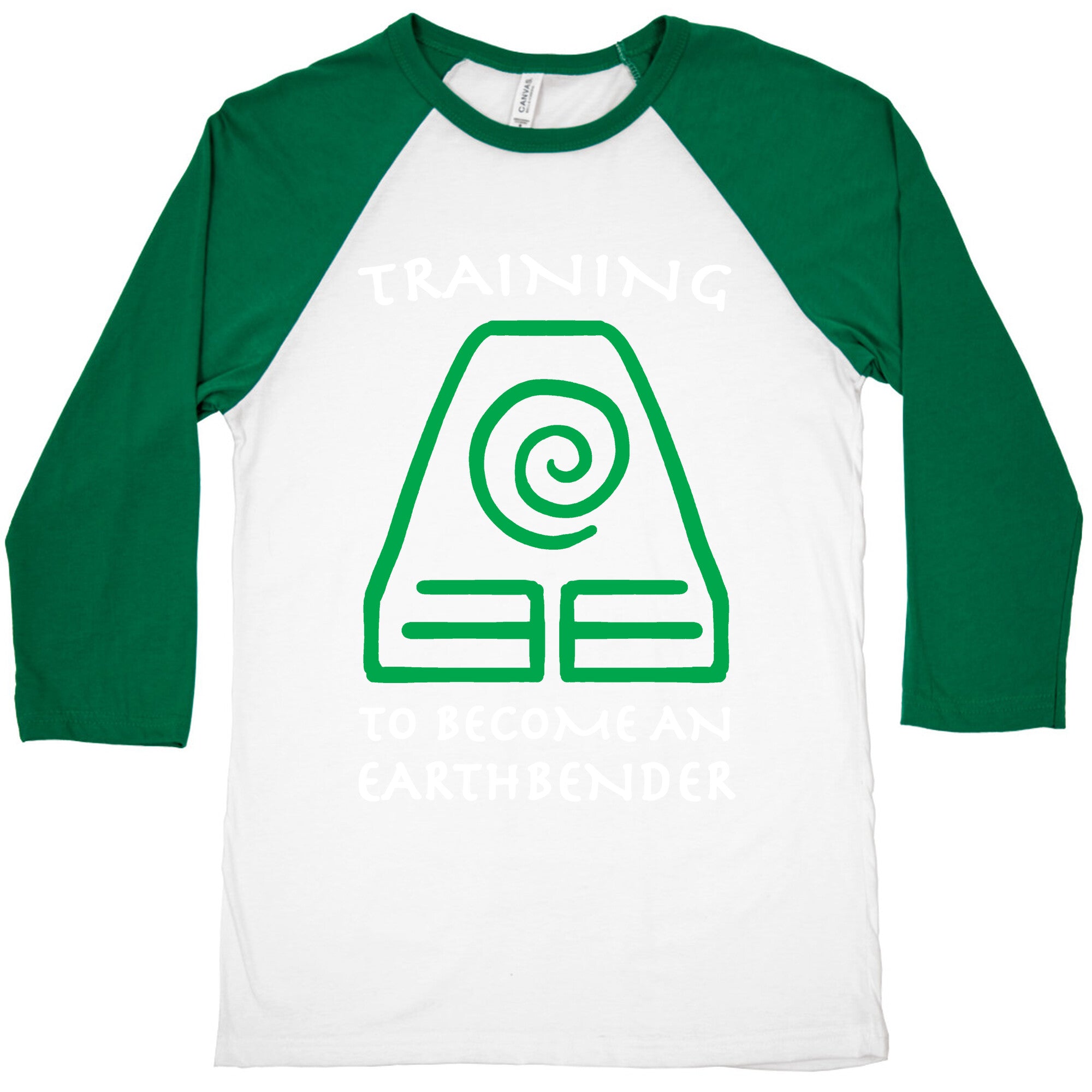 Training to Become An Earthbender Baseball Tee