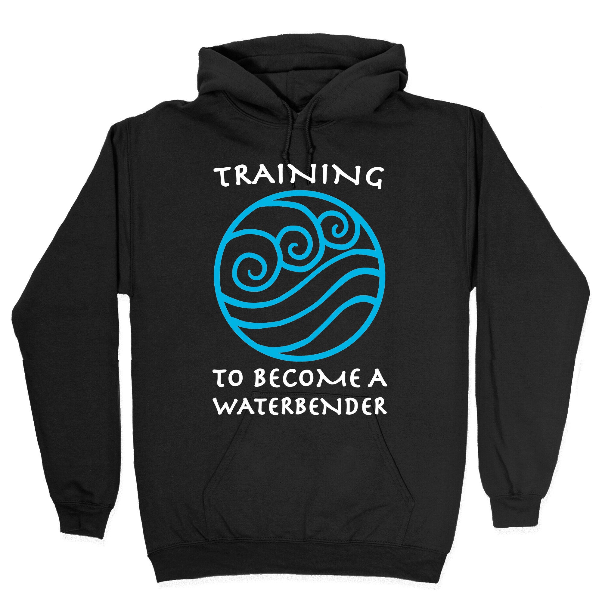 Training to Become A Waterbender Hoodie
