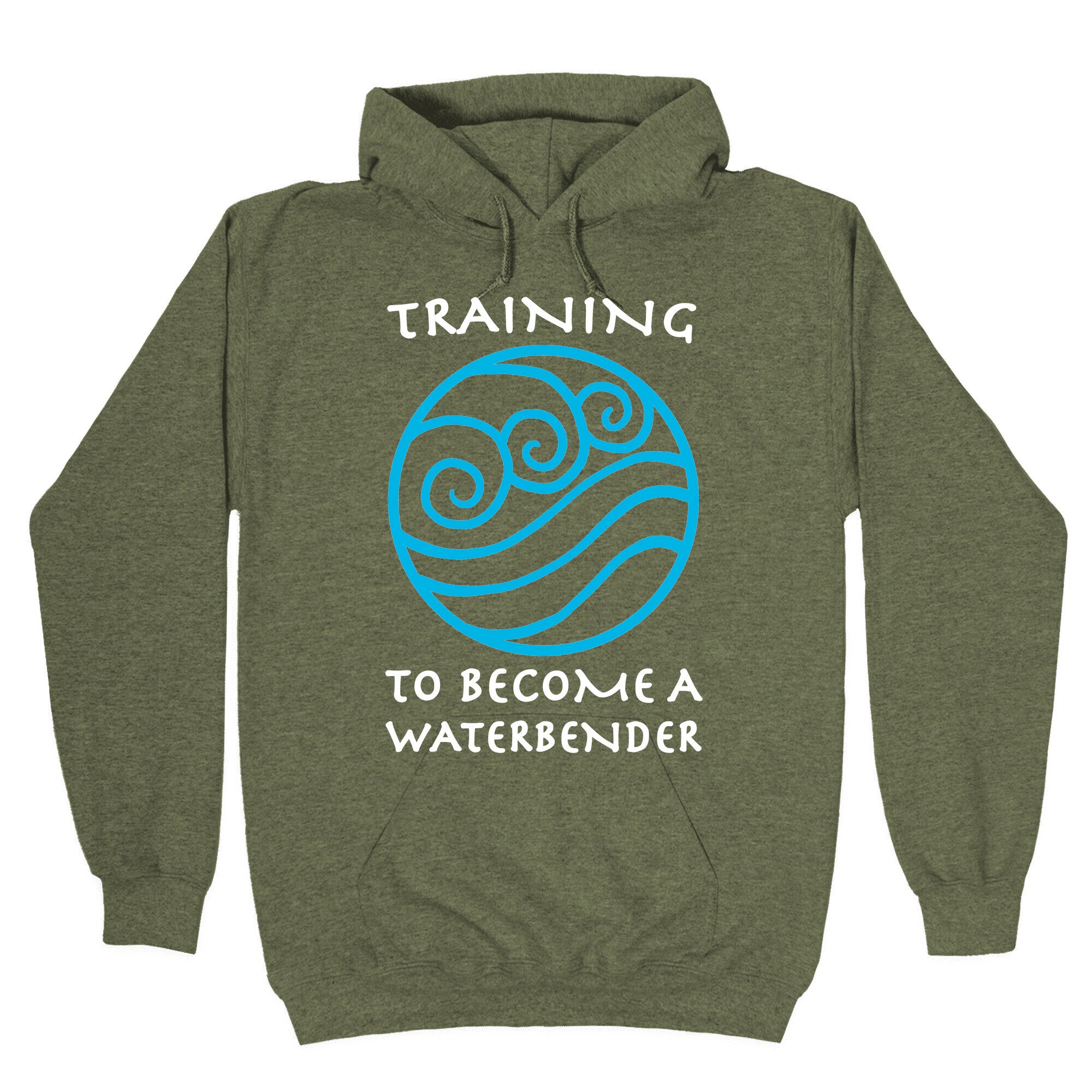 Training to Become A Waterbender Hoodie