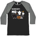 Nobody: Me: HALLOWEEN Baseball Tee