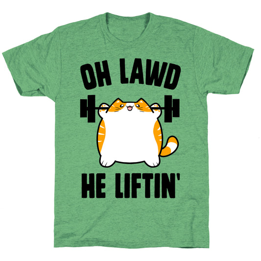 Oh Lawd He Liftin' Unisex Triblend Tee