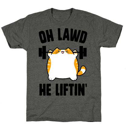 Oh Lawd He Liftin' Unisex Triblend Tee