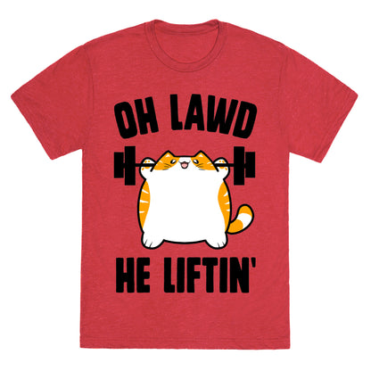Oh Lawd He Liftin' Unisex Triblend Tee