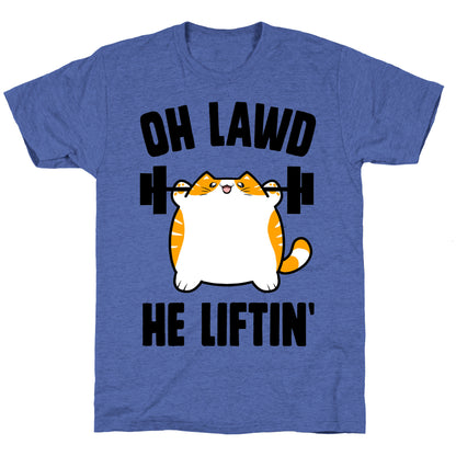 Oh Lawd He Liftin' Unisex Triblend Tee