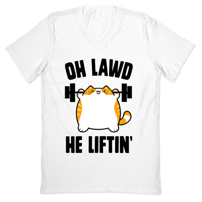Oh Lawd He Liftin' V-Neck