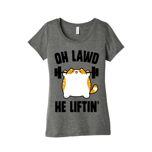 Oh Lawd He Liftin' Women's Triblend Tee