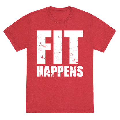 Fit Happens Unisex Triblend Tee