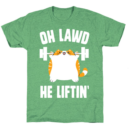 Oh Lawd He Liftin' Unisex Triblend Tee