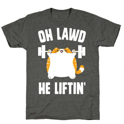 Oh Lawd He Liftin' Unisex Triblend Tee