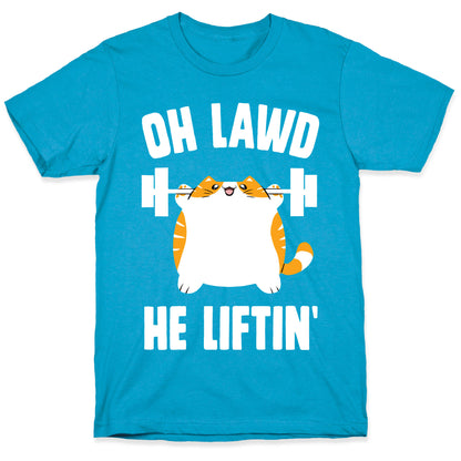 Oh Lawd He Liftin' Unisex Triblend Tee