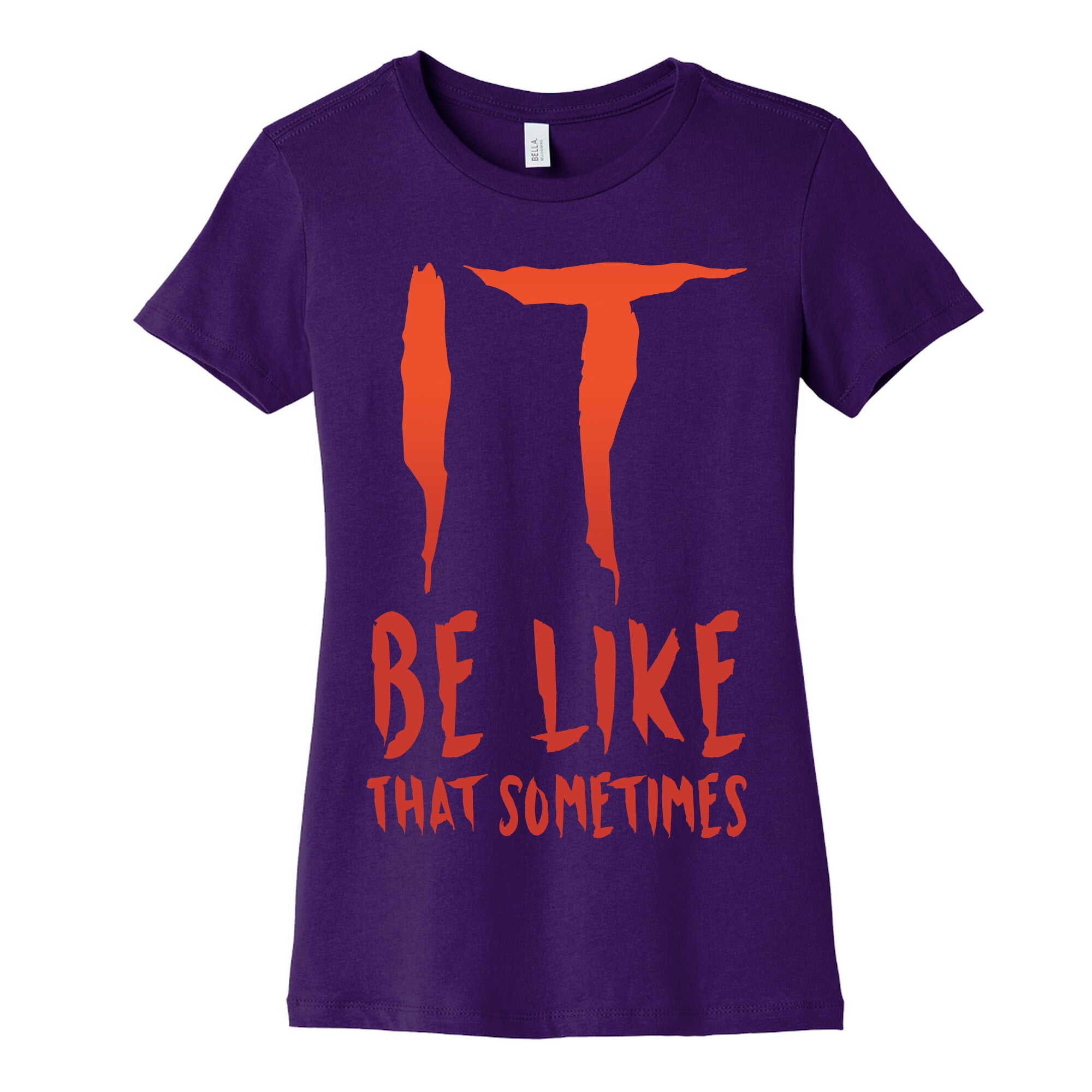 It Be Like That Sometimes Parody White Print Women's Cotton Tee