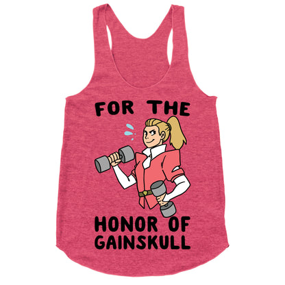 For the Honor of Gainskull Racerback Tank