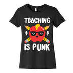 Teaching Is Punk Women's Cotton Tee