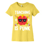 Teaching Is Punk Women's Cotton Tee