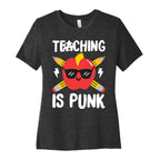 Teaching Is Punk Women's Cotton Tee