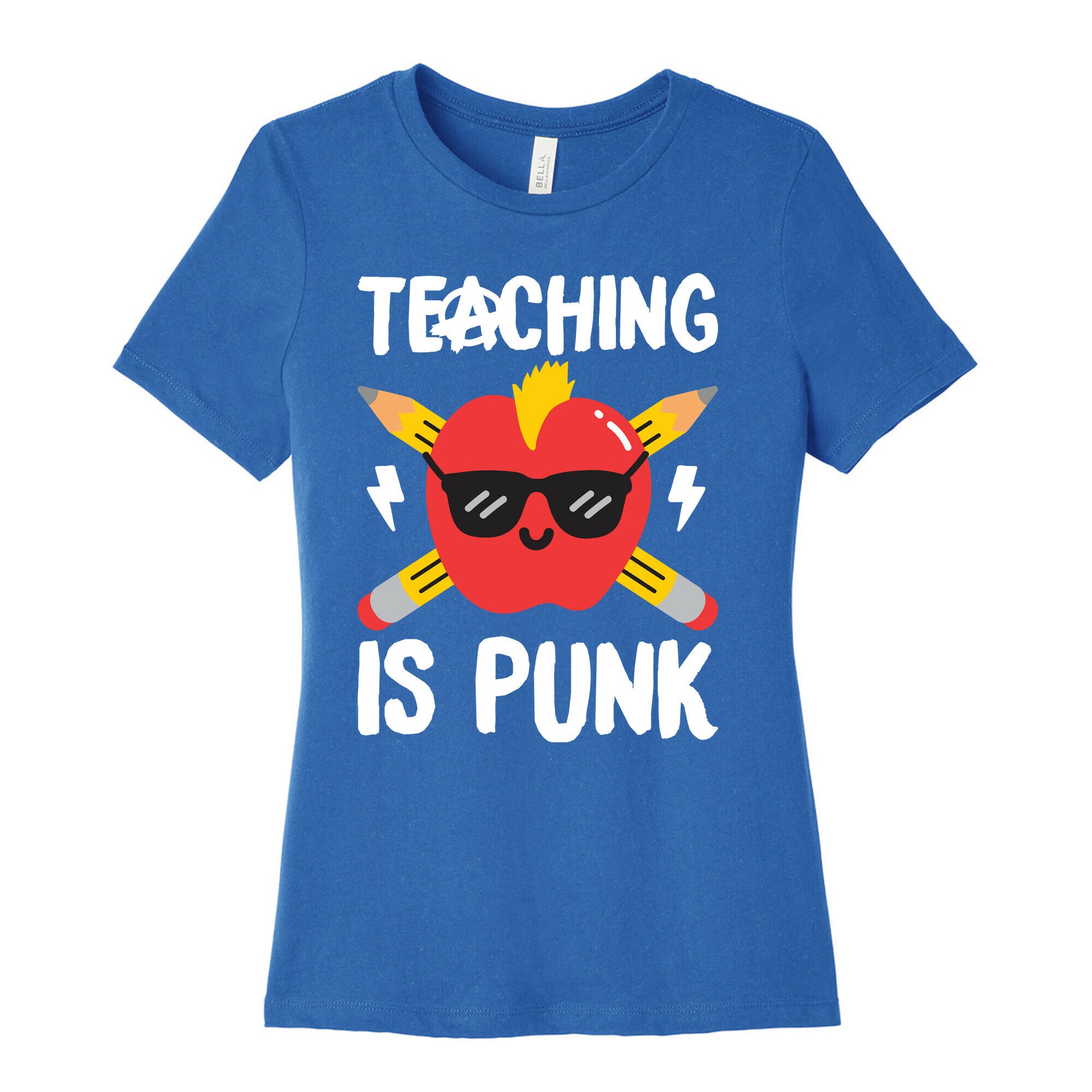 Teaching Is Punk Women's Cotton Tee