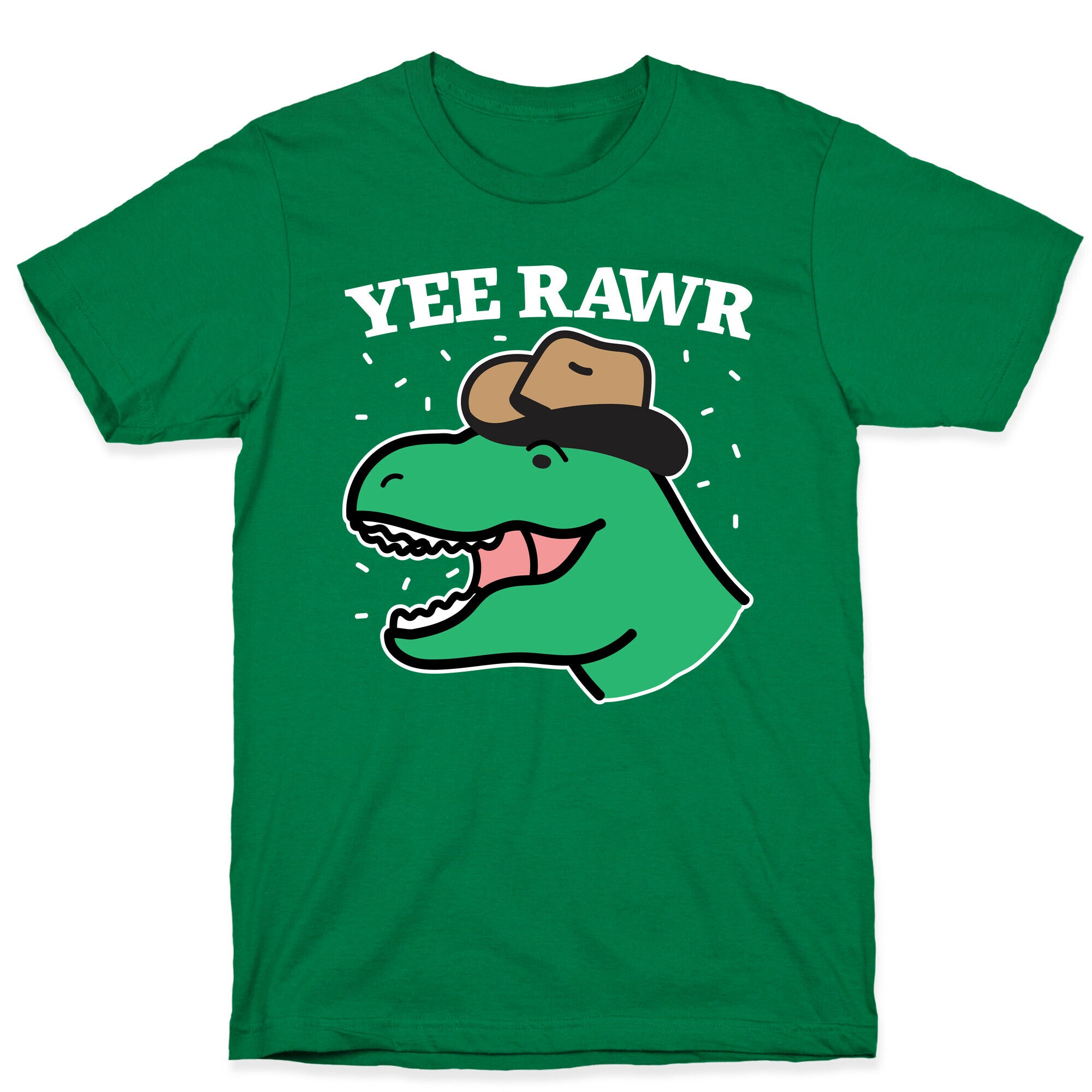 YEE RAWR Cowboy Dino T-Shirt