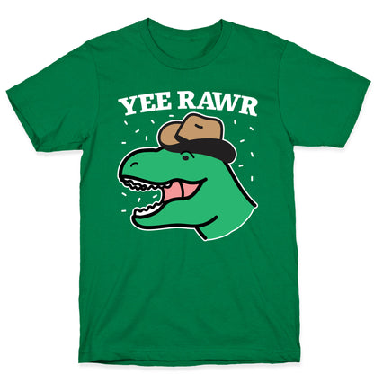 YEE RAWR Cowboy Dino T-Shirt