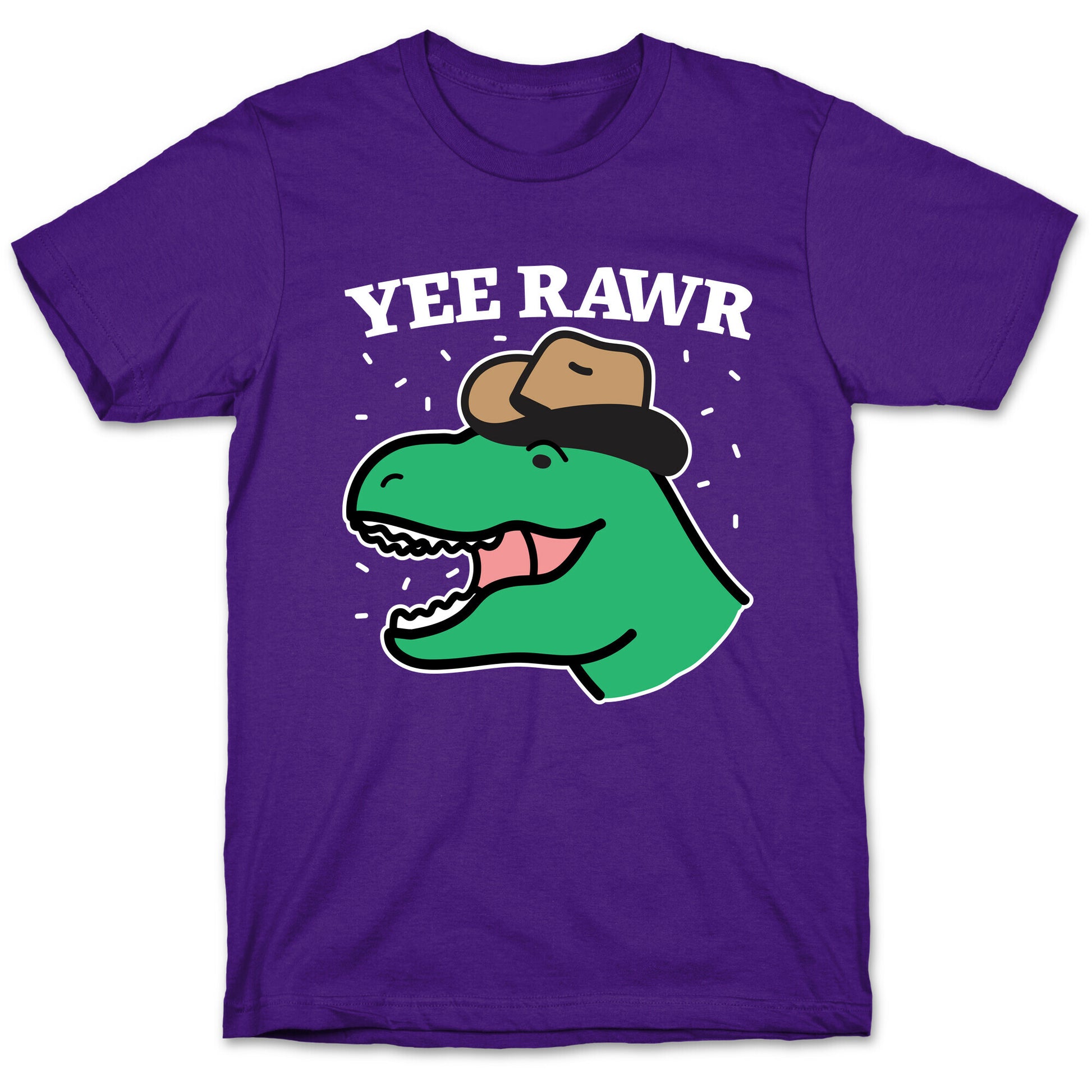 YEE RAWR Cowboy Dino T-Shirt
