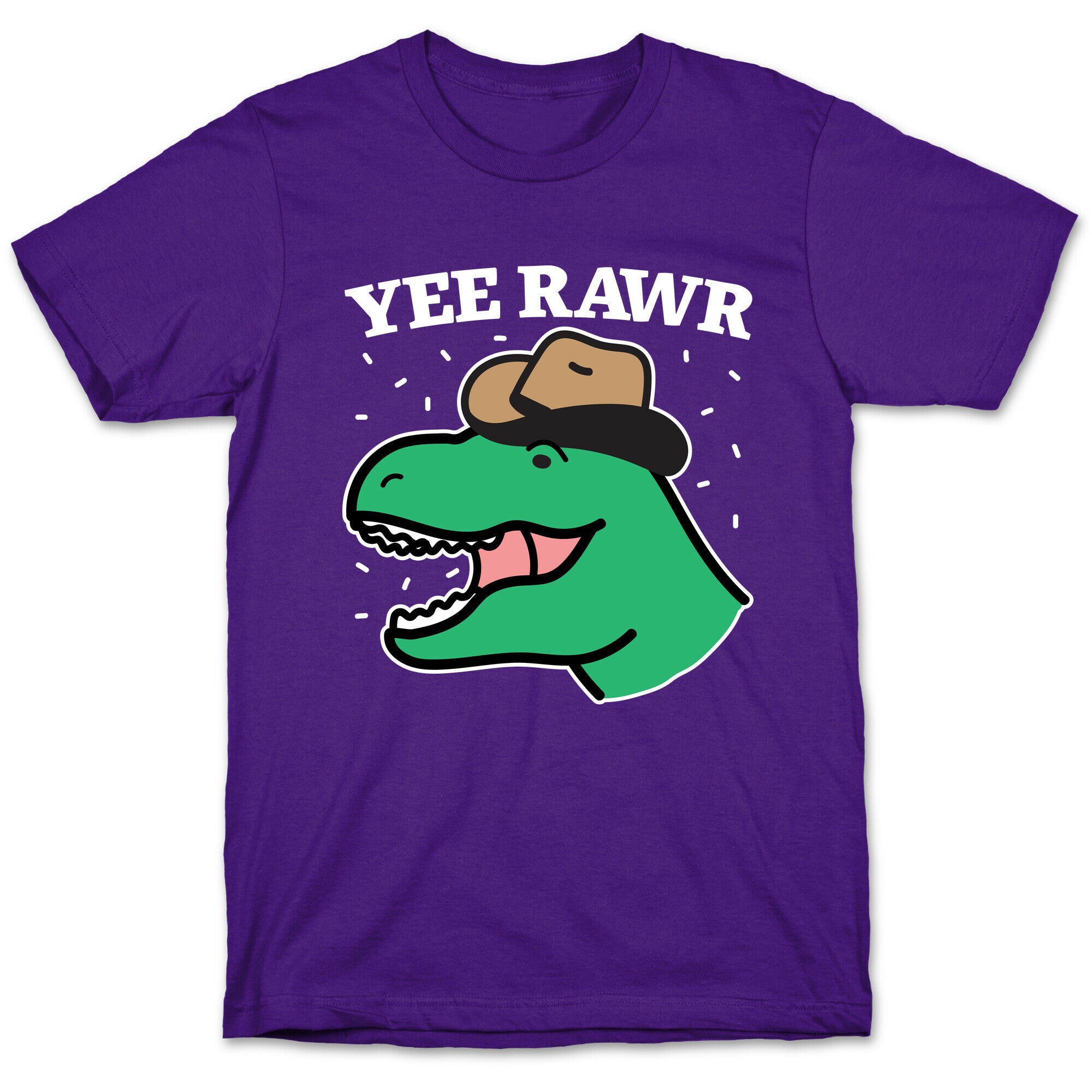 YEE RAWR Cowboy Dino T-Shirt