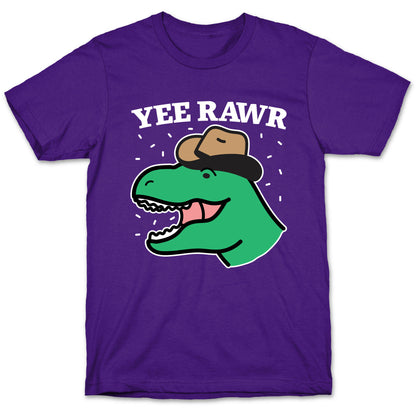 YEE RAWR Cowboy Dino T-Shirt