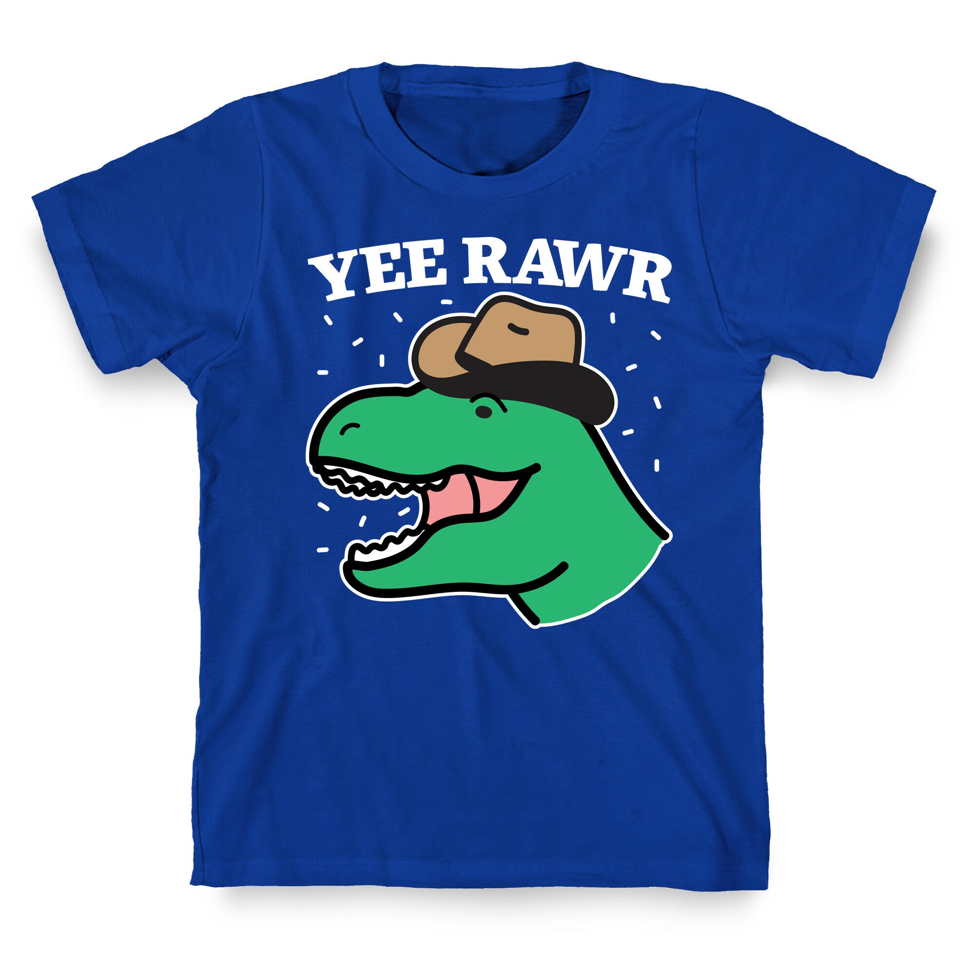 YEE RAWR Cowboy Dino T-Shirt
