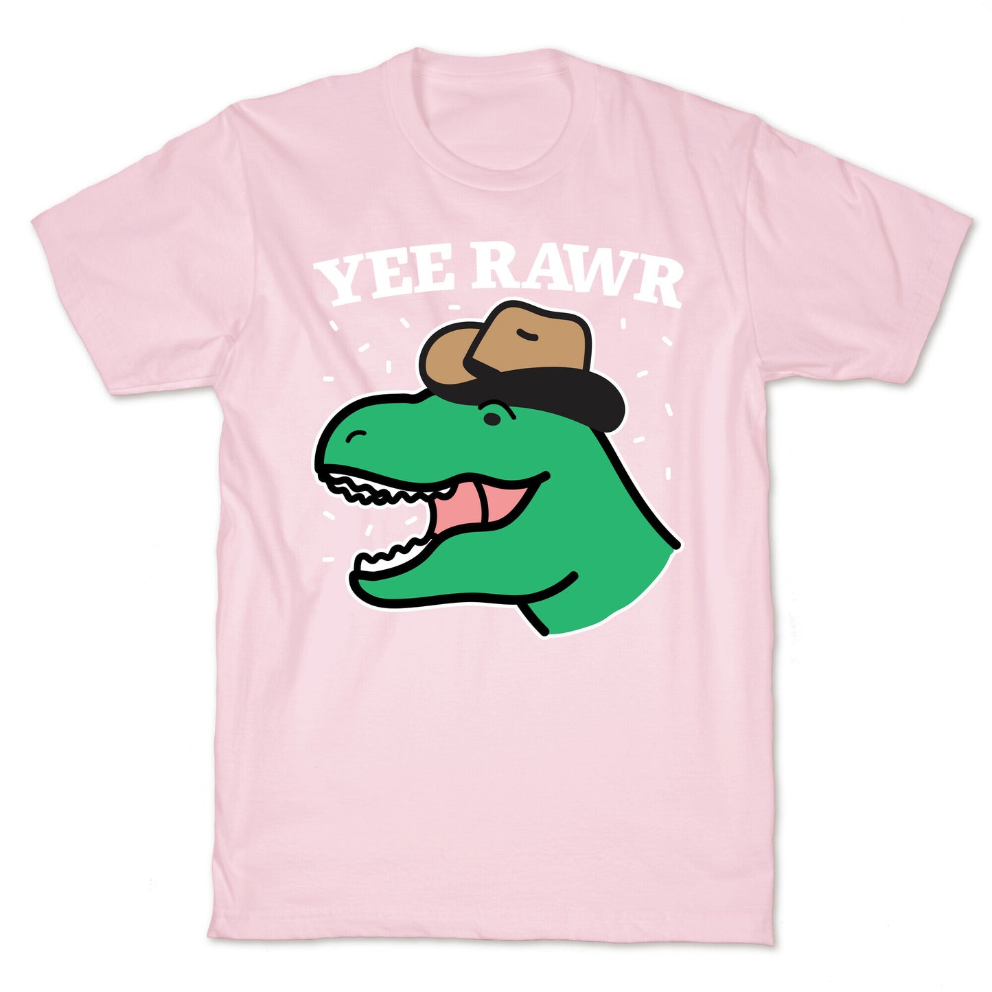 YEE RAWR Cowboy Dino T-Shirt