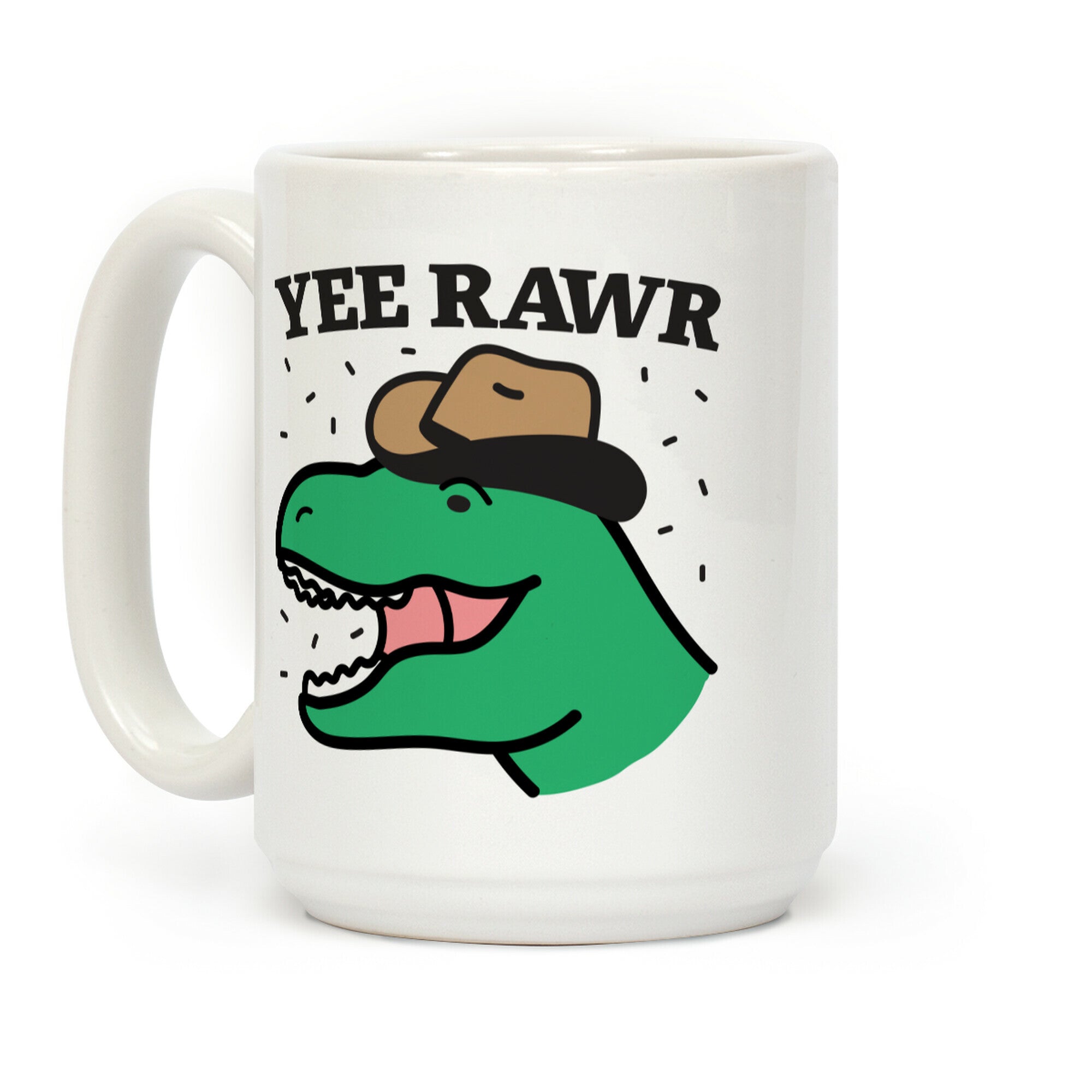 YEE RAWR Cowboy Dino Coffee Mug